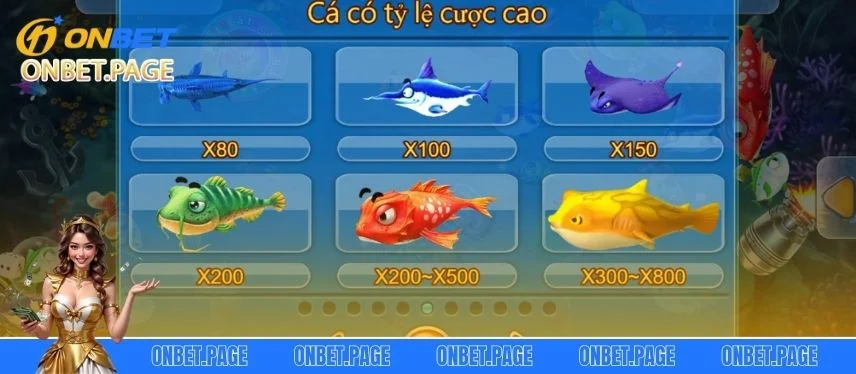 Bắn Cá Đại Dương – Game Giải Trí Kiếm Tiền Hot 2025 Hệ thống sinh vật biển độc đáo, đa dạng