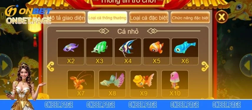 Bắn Cá Thần Tài - Săn Thưởng Lớn Đơn Giản và Dễ Dàng Xác định được các sinh vật biển mục tiêu